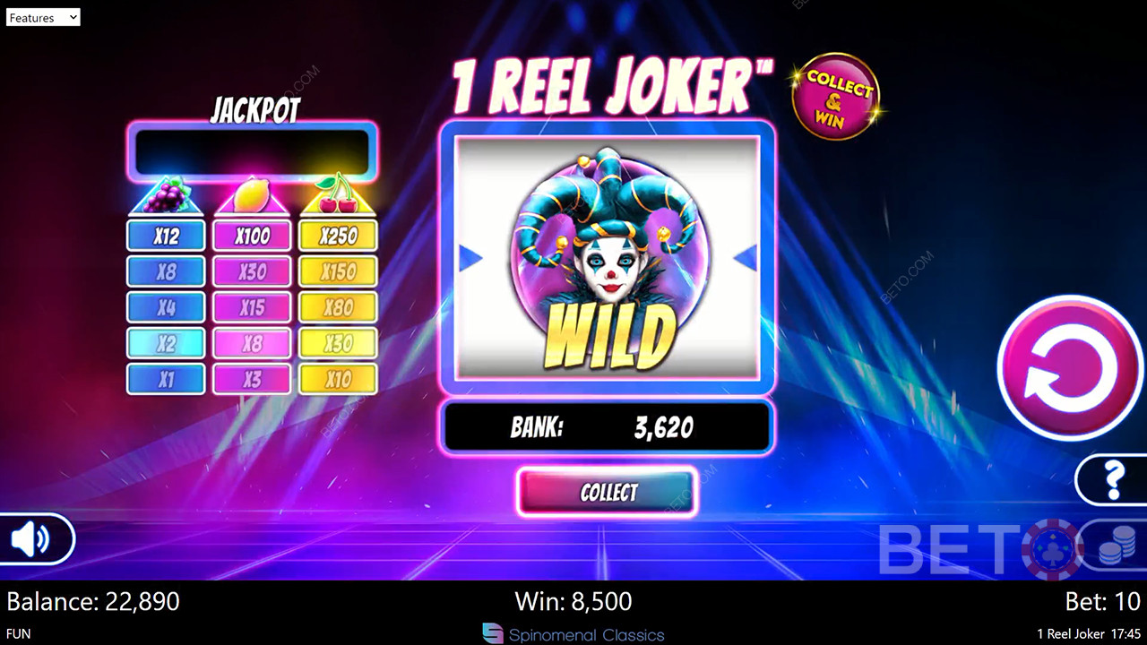 1 Reel Joker Ανασκόπηση από BETO Slots
