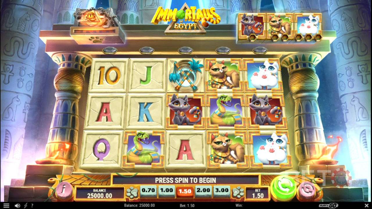 Immortails of Egypt Ανασκόπηση από BETO Slots