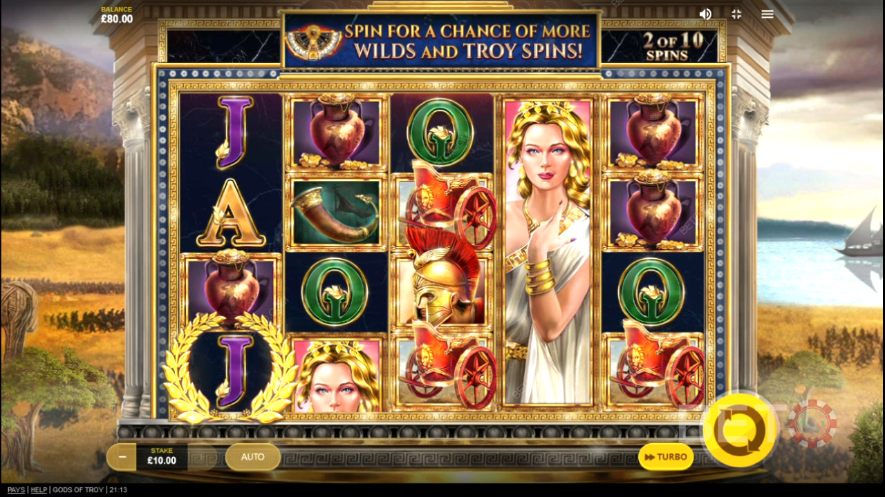 Gods of Troy Ανασκόπηση από BETO Slots
