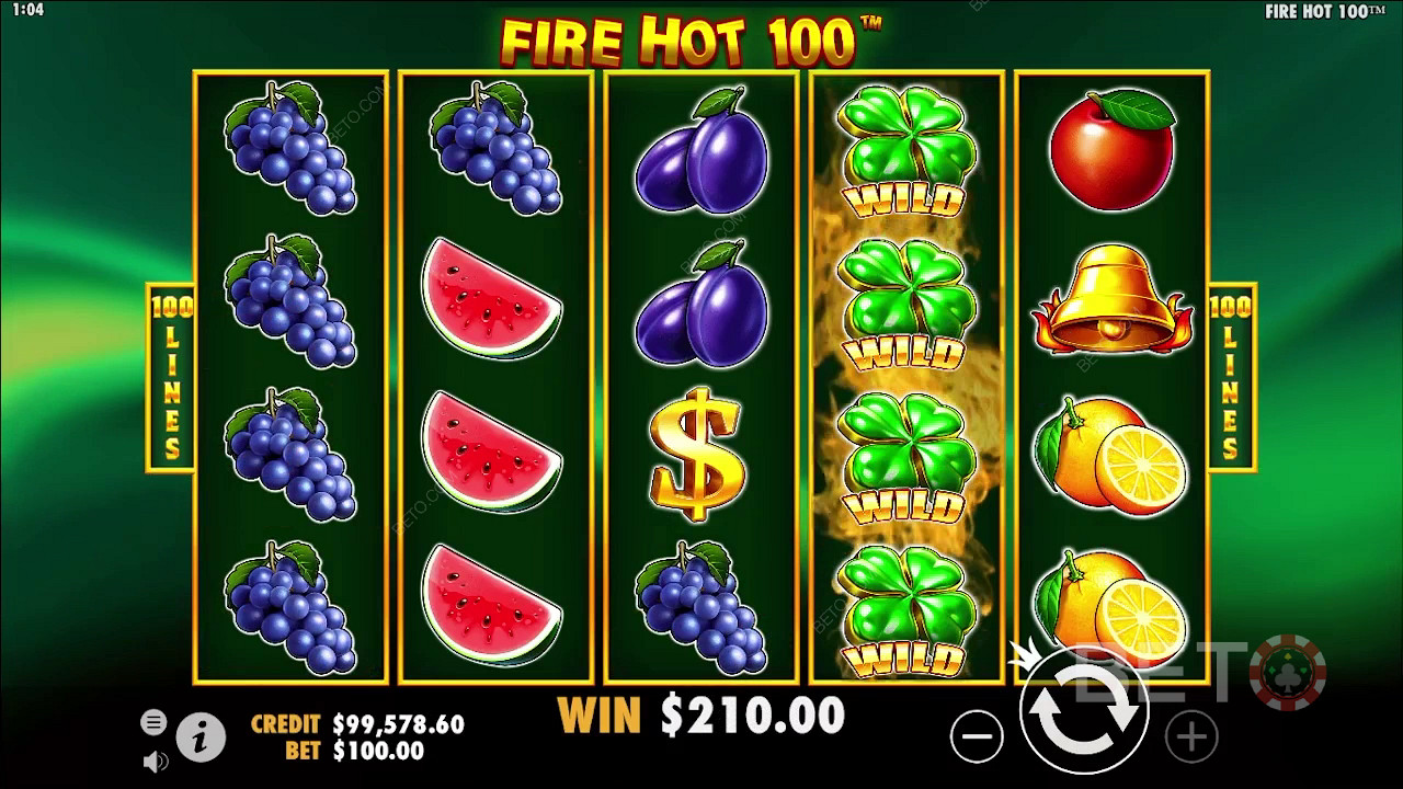 Fire Hot 100 Ανασκόπηση από BETO Slots