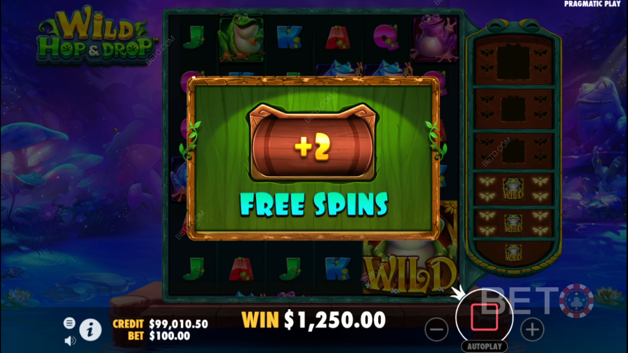 Κερδίστε 5.000 φορές το στοίχημά σας στο Wild Hop and Drop Video Slot!