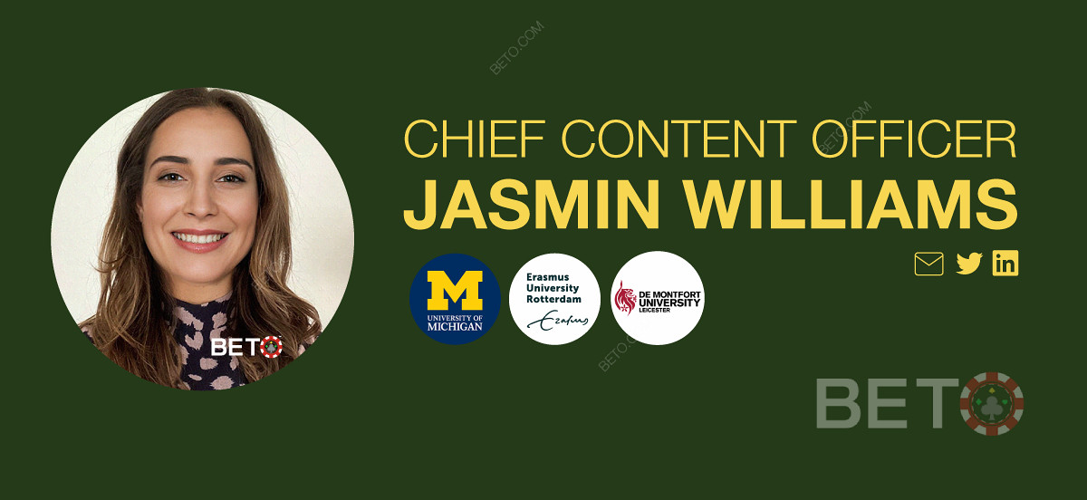 Jasmin Williams - Chief Content Officer (online κουλοχέρηδες & κριτικές)