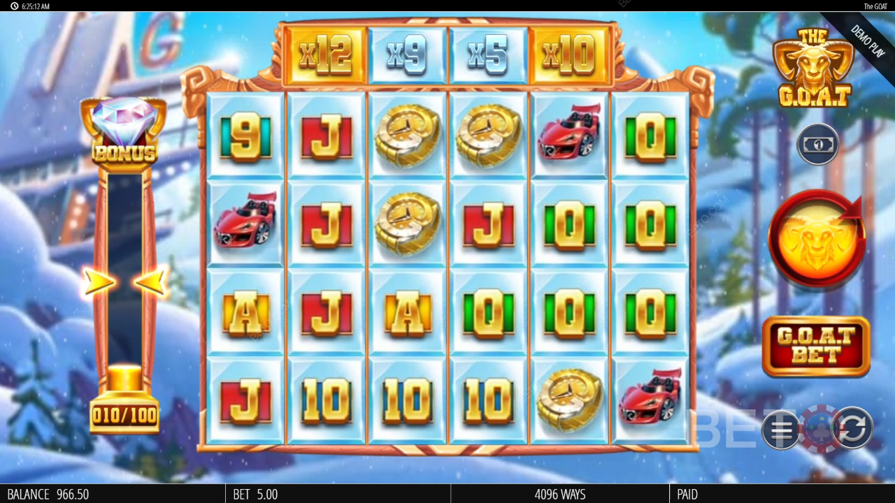 The G.O.A.T Ανασκόπηση από την BETO Slots