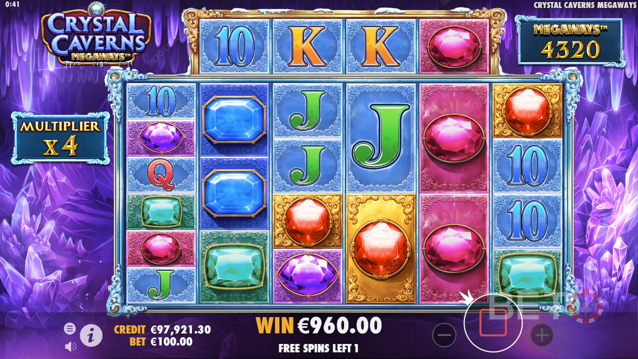 Crystal Cavern Megaways Ανασκόπηση από BETO Slots