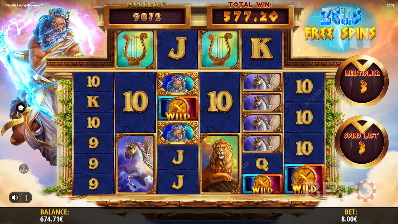 Olympus Raging Megaways κριτική από BETO Slots