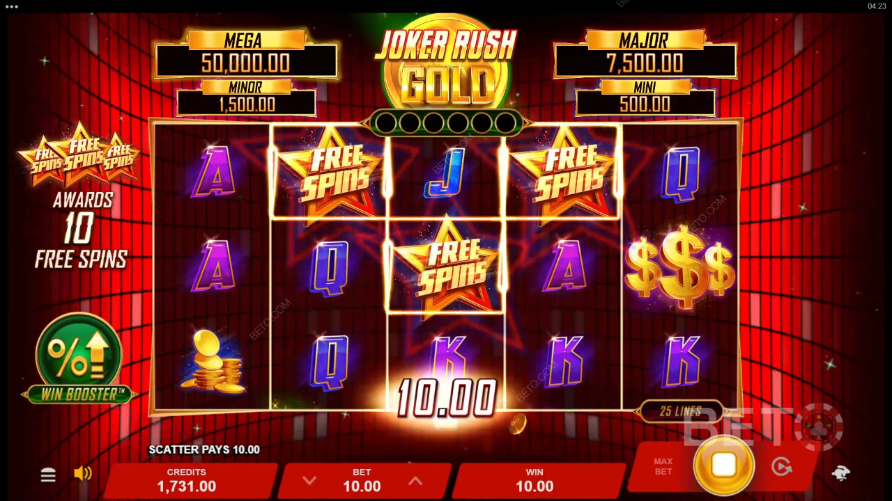 Joker Rush Gold Ανασκόπηση από BETO Slots