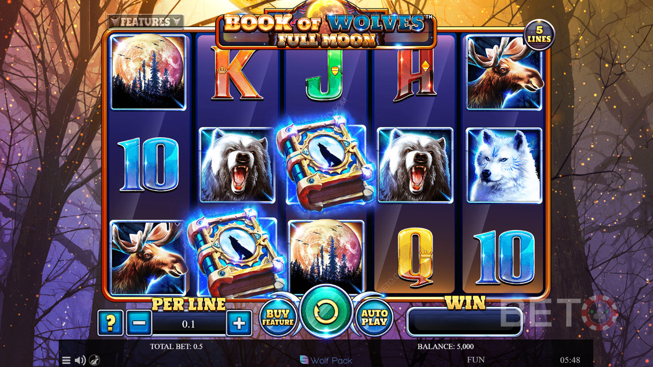 Book Of Wolves - Full Moon Ανασκόπηση από BETO Slots