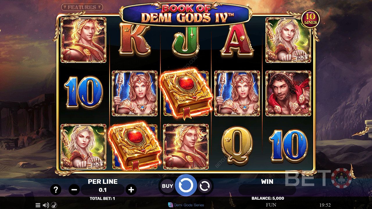Book Of Demi Gods IV Ανασκόπηση από BETO Slots