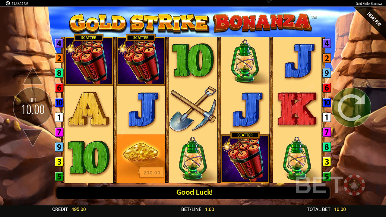 Gold Strike Bonanza Fortune Play Δωρεάν Παιχνίδι