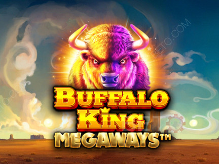 Δοκιμάστε τα δωρεάν παιχνίδια επίδειξης κουλοχέρη 5 τροχών στο BETO με Buffalo King Megaways.
