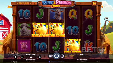 Κουλοχέρης Wolf & Piggies Chase - Δωρεάν Παιχνίδι και Αξιολογήσεις (2026) 